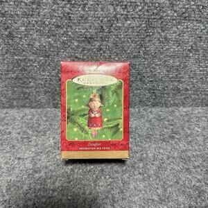 Hallmark Keepsake Christmas Ornament Daughter (2000) Porcelain Bell Legs W/ Box!